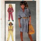 Girl's Jumpsuit, Romper in Two Lengths, Dress Sewing Pattern, Size 8 Vintage Uncut Simplicity 6689