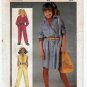 Girl's Jumpsuit, Romper in Two Lengths, Dress Sewing Pattern, Size 8 Vintage Uncut Simplicity 6689