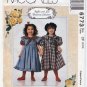 Girl's Dress and Pinafore Sewing Pattern, Child Size 4-5-6 Uncut McCall's 6773