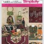 Wine Tote-Casserole Cover-Table Runner-Bucket Cover-Party Accessories Pattern Uncut Simplicity 1483