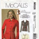 Women's Jacket Sewing Pattern Size 8-10-12-14-16-18-20 Uncut McCall's M5526 5526
