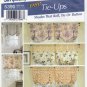 Window Treatments, Shades, Tie or Button Ups, Sewing Pattern UNCUT Simplicity 5390
