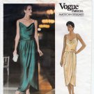 Vogue 1137 American Designer Kasper Evening Dress Pattern Size 8-10-12 UNCUT