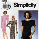 Women's Cocktail / Evening Dress Sewing Pattern, Misses Size 4-6-8 Uncut Simplicity 8183