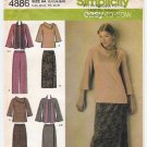 Women's Top, Pants, Skirt, Scarf Sewing Pattern Size 10-12-14-16-18 UNCUT Simplicity 4886