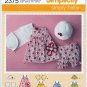 Babies Dress, Top, Panties, Bolero, Hat Sewing Pattern Size XXS-XS-S-M-L UNCUT Simplicity 2375