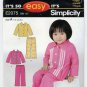 Toddler Girl's Jacket and Pants Sewing Pattern Size 1/2-1-2-3-4 UNCUT Simplicity 2075