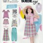 Girls Sundress or Top, Pants, Shorts Sewing Pattern Size 8-10-12-14-16 UNCUT Simplicity 1817