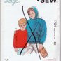 Boys' Sweatshirt / Hoodie Sewing Pattern Size 8-10-12-14 UNCUT Kwik Sew 1731
