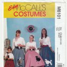 Girl's Costume, Poodle Skirt, Circular Skirt, Petticoat Pattern Size 3-4-5-6 UNCUT McCall's M6101