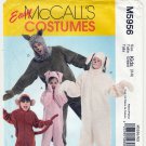 Child's Animal Halloween Costume Sewing Pattern Size 3-4-5-6-7-8 UNCUT McCall's M5956 5956