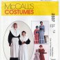 Girls' Prairie Dress, Pilgrim, Colonial Costume Sewing Pattern Size 7-8 UNCUT McCall's 2337