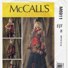Women's Steampunk Costume Sewing Pattern Size 6-8-10-12-14 UNCUT McCall's M6911 6911