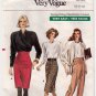 Vogue 7074 Women's Skirt and Pants Sewing Pattern Misses' Size 6-8-10 UNCUT