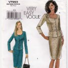 Vogue V7993 Top, Skirt and Belt Sewing Pattern Misses' / Petite Size 6-8-10-12 UNCUT