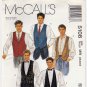 Men's Lined Vest, Necktie, Bow Tie Sewing Pattern Size 38-40-42" UNCUT McCall's 5108