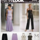 Formal Two Piece Dress, Halter Top, Pants, Sewing Pattern Size 6-8-10-12-14-16 Uncut New Look 6584