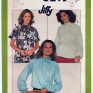 Women's Pullover Blouse Sewing Pattern Misses Size 10-12 UNCUT Simplicity 8293