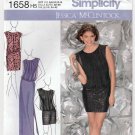 Jessica McClintock Dress, Evening Gown Pattern, Misses Size 6-8-10-12-14 UNCUT Simplicity 1658