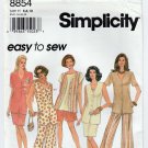 Jacket, Vest, Pants, Shorts, Skirt, Women's Sewing Pattern Misses Size 6-8-10 Uncut Simplicity 8854