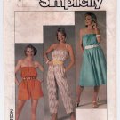 Women's Jumpsuit, Romper and Dress Sewing Pattern Misses' Size 10-12-14 UNCUT Simplicity 6945