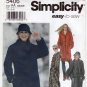 Women's Coat and Hat Sewing Pattern Misses' Size XS-Small-Medium UNCUT Simplicity 5406