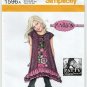Girl's Dress Sewing Pattern by Patty Reed Child Size 3-4-5-6-7-8 UNCUT Simplicity 1596