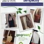 Simplicity 2972 Messenger Bag with flap, Purse, Recycled T-Shirt Bag Sewing Pattern OOP Uncut