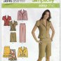 Simplicity 3846 Pants, City Shorts, Skirt and Jacket Pattern Misses' / Petite Size 4-6-8-10-12 UNCUT
