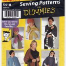 Simplicity 5410 Sewing Pattern for Dummies, Fleece Poncho, Wrap, Scarf, Hat, Mittens UNCUT