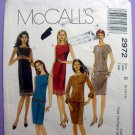 McCall's 2972 Sheath Dress, Top and Skirt Sewing Pattern Misses / Petite Size 8-10-12 Uncut