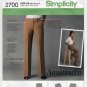 Simplicity 2700 Women's Pants Sewing Pattern Misses / Petite Size 6-8-10-12-14 Uncut
