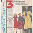 McCall's 5961 Women's Sewing Pattern, Blazer, Blouse, Skirt, Misses HALF Sizes 14-16-18 UNCUT