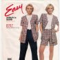 McCall's 8767 Women's Sewing Pattern, Top, Elastic Waist Pants or Shorts, Size 8-10-12-14 UNCUT