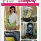 Simplicity 3712 Baby Boy or Girl Sewing Pattern for Baby Sling, Changing Pad, Bunting UNCUT
