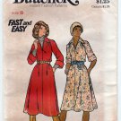 Butterick Pattern 4376 Vintage 1970's Women's  A-Line Dress, Misses Size 8 Uncut