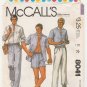McCall's Pattern 8041 UNCUT Men's Long or Short Sleeve Shirt, Pants and Shorts Size 38