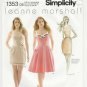 Simplicity 1353 Women's Sleeveless Dress Sewing Pattern, Leanne Marshall, Size 4-6-8-10-12 Uncut