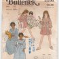 Butterick 3409 UNCUT Girls' Gown, Pajama and Robe Sewing Pattern Size 10