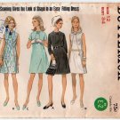 Butterick 5307 UNCUT Vintage 1960's A-Line Dress Sewing Pattern, Jewel Neckline, Misses Size 12