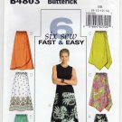 Butterick Pattern B4803 Six Easy to Sew Skirts Misses' / Petite Size 8-10-12-14 UNCUT