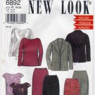 New Look Pattern 6892 Women's Top, Jacket and Skirt Size 10-12-14-16-18-20-22 UNCUT