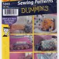 Simplicity 5263 Fleece Pillows and Blanket Sewing Pattern for Dummies UNCUT