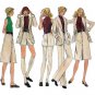 Vogue Pattern 8201 UNCUT Women's Shawl Collar Jacket, Skirt, Pants, Shorts and Blouse Size 12