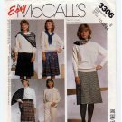 McCall's Pattern 3306 Women's Skirt in 2 Lengths and Pants Size 10-12-14 Waist 25 - 28" Uncut