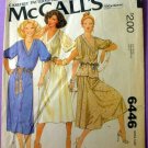 McCall's Pattern 6446 UNCUT Vintage 1970's Pullover Dress or Top and Skirt Misses' Size Petite 6-8