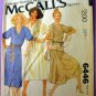 McCall's Pattern 6446 UNCUT Vintage 1970's Pullover Dress or Top and Skirt Misses' Size Petite 6-8