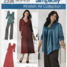 Pants, Skirt, Jacket, Dress, Tops Sewing Pattern Plus Size 20W-22W-24W-26W-28W UNCUT Simplicity 2336