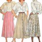 Butterick 4644 UNCUT Skirt Sewing Pattern, Midi Length, Pleat Variations Misses' Size 8-10-12