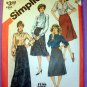 Simplicity 5748 UNCUT Sewing Pattern for Set of Skirts, Maxi or Below Knee Length Misses' Size 10